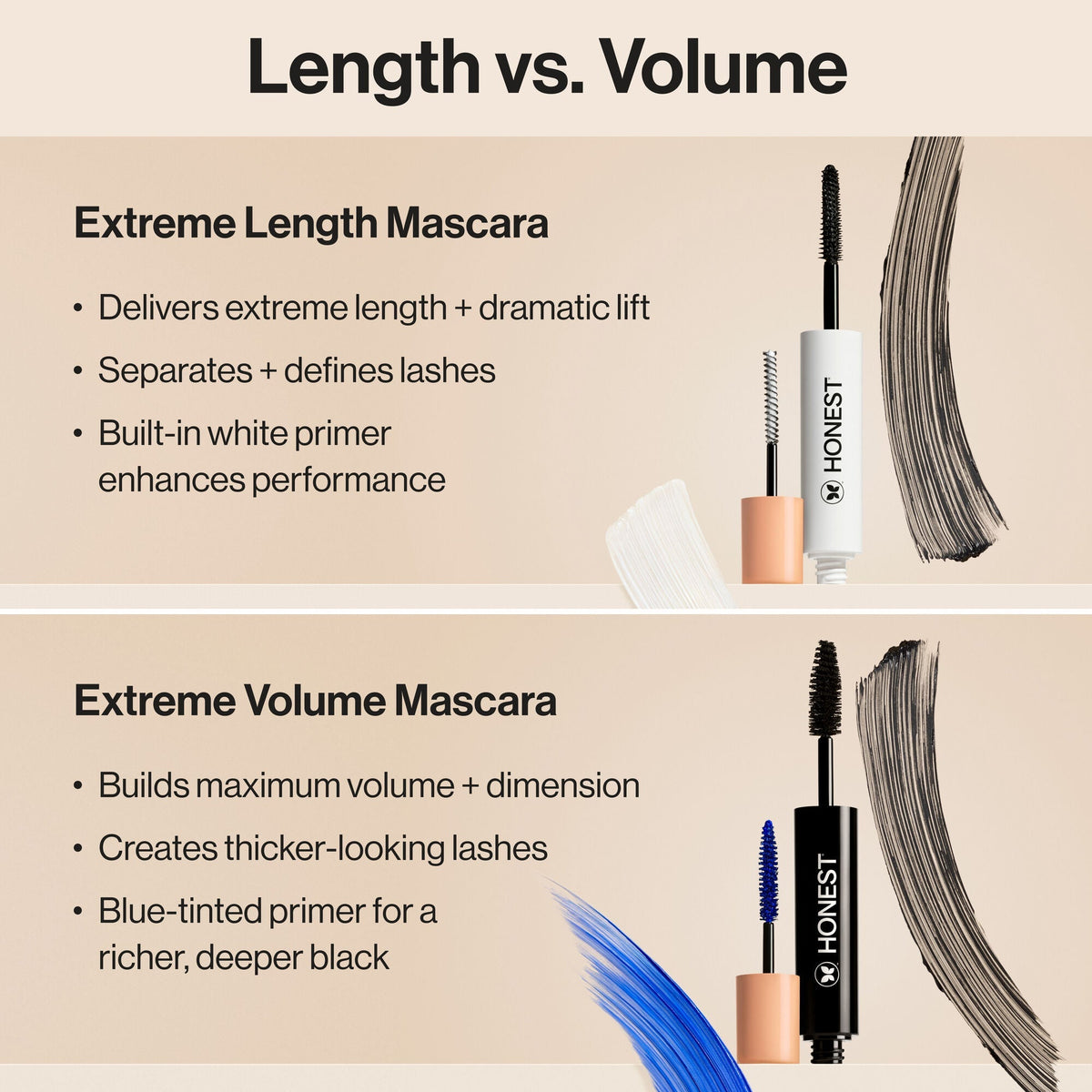 Extreme Length Clean Mascara + Lash Primer