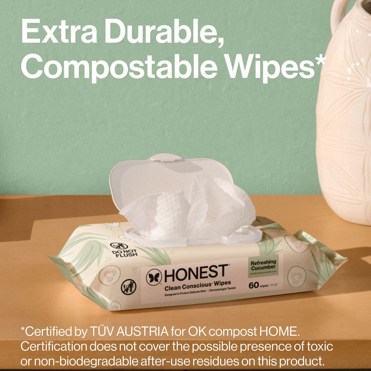 Scented Wipes, Hydrate + Cleanse