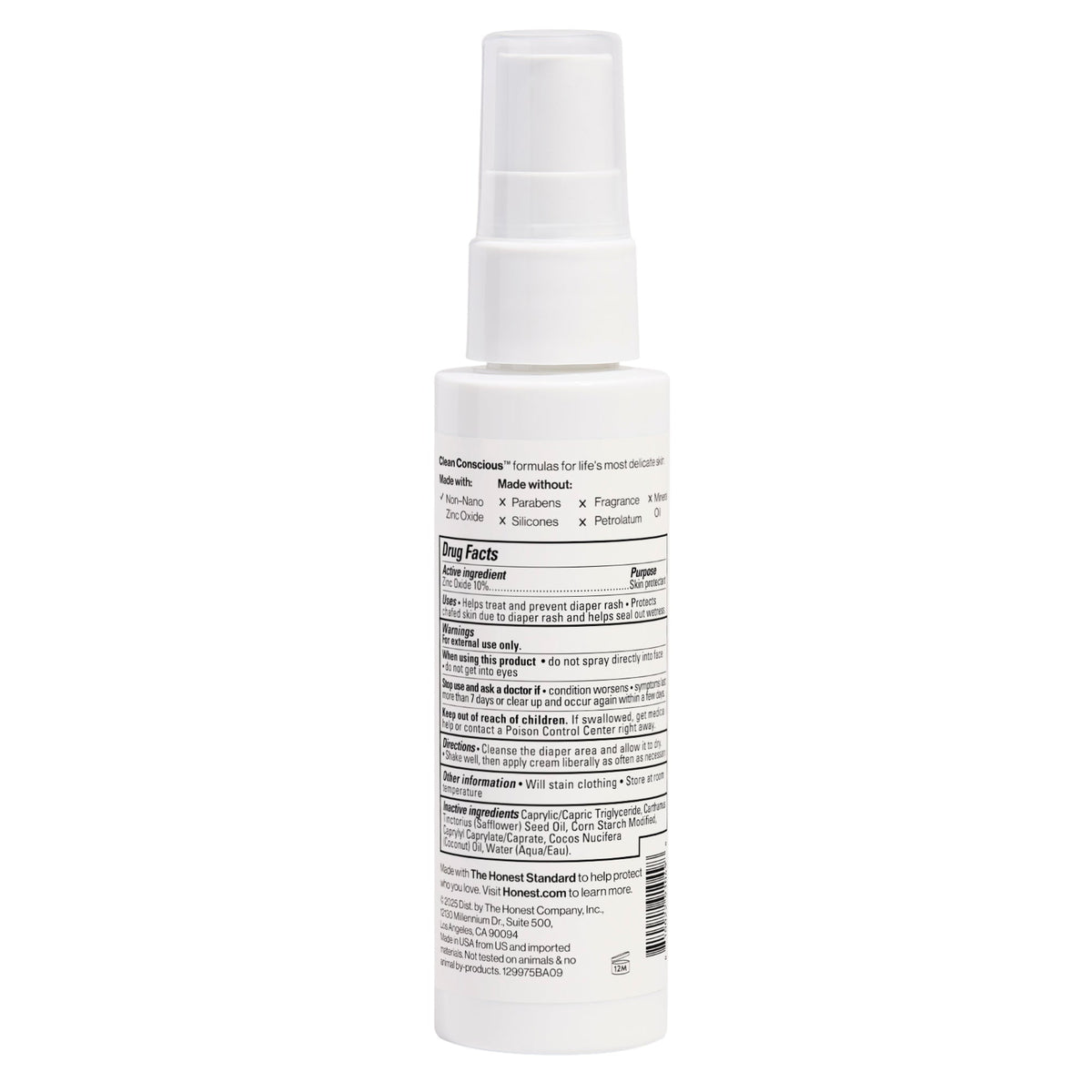 Sprayable Diaper Rash Cream, 2.0 oz