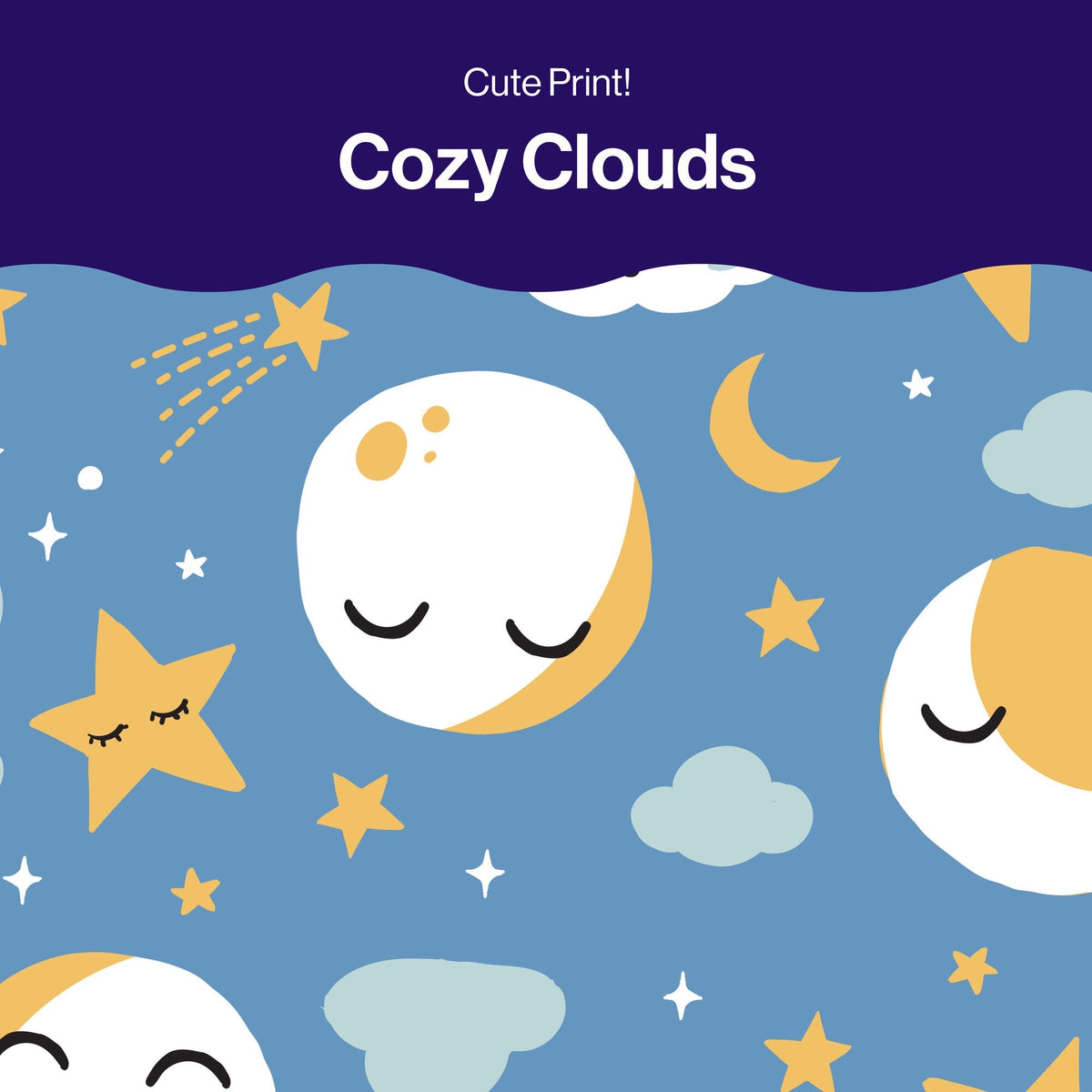 Clean Conscious™ Overnight Diapers, Cozy Cloud, Size 5