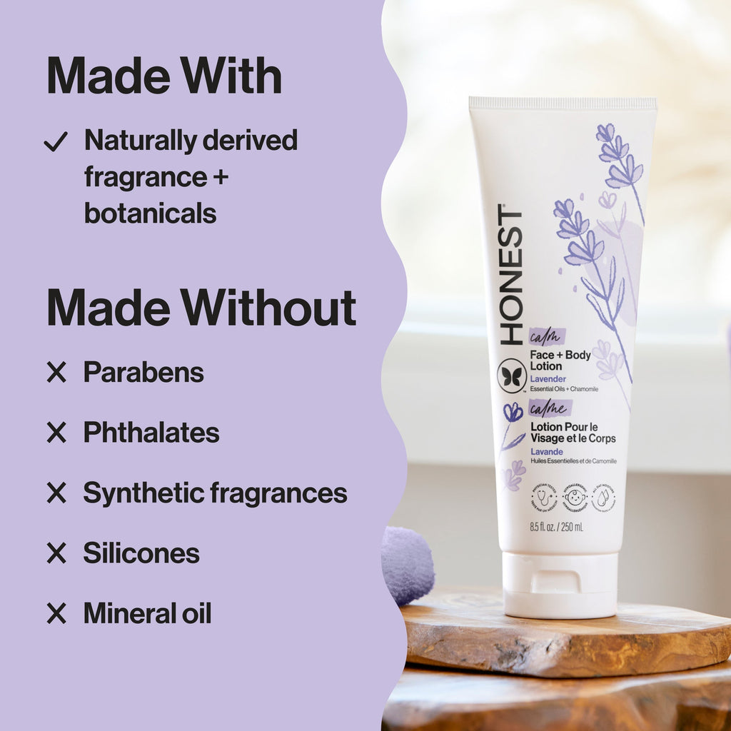 Face + Body Lotion, Travel Size, Calm