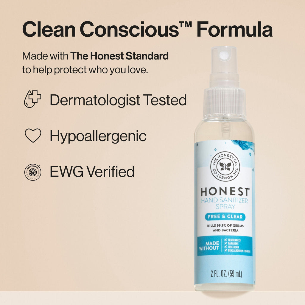 Hand Sanitizer Spray, Free + Clear