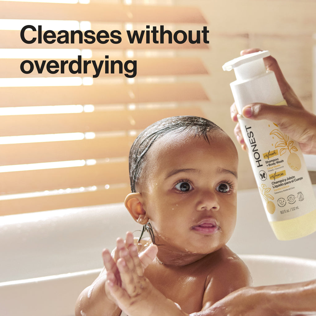 Shampoo + Body Wash, Value Size, Refresh