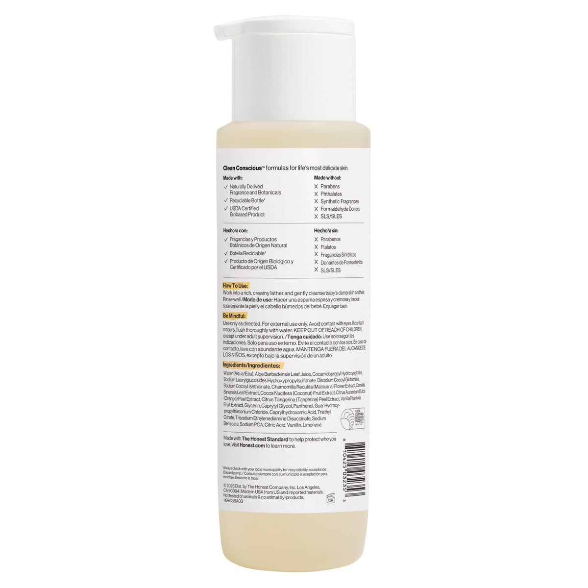 Shampoo + Body Wash, Value Size, Refresh