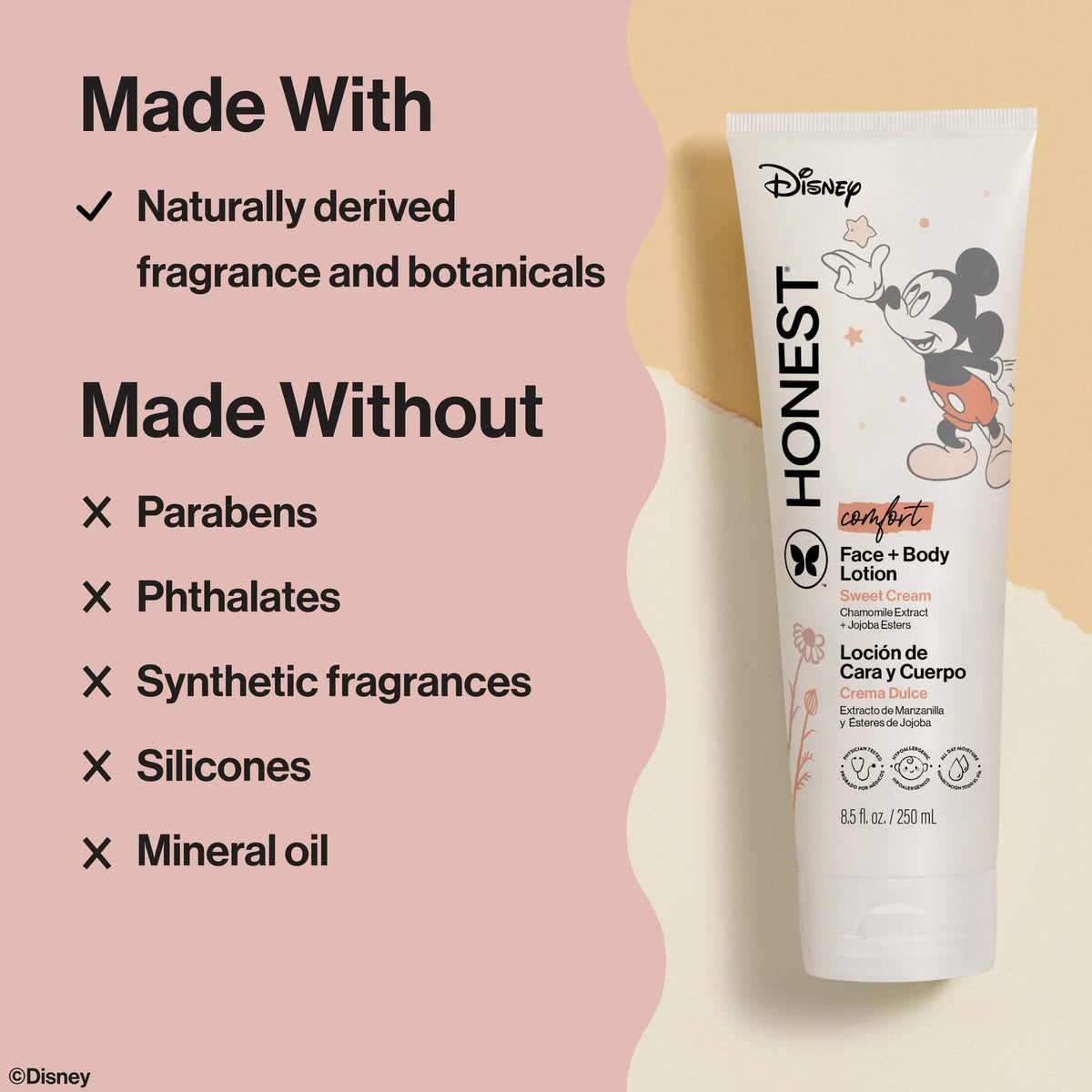 Disney’s Mickey Mouse Face + Body Lotion, Comfort