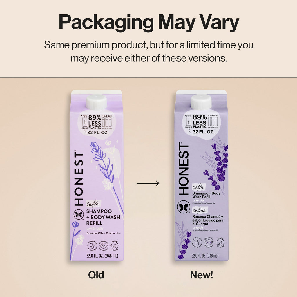 Shampoo Body Wash, Carton Refill, Lavender