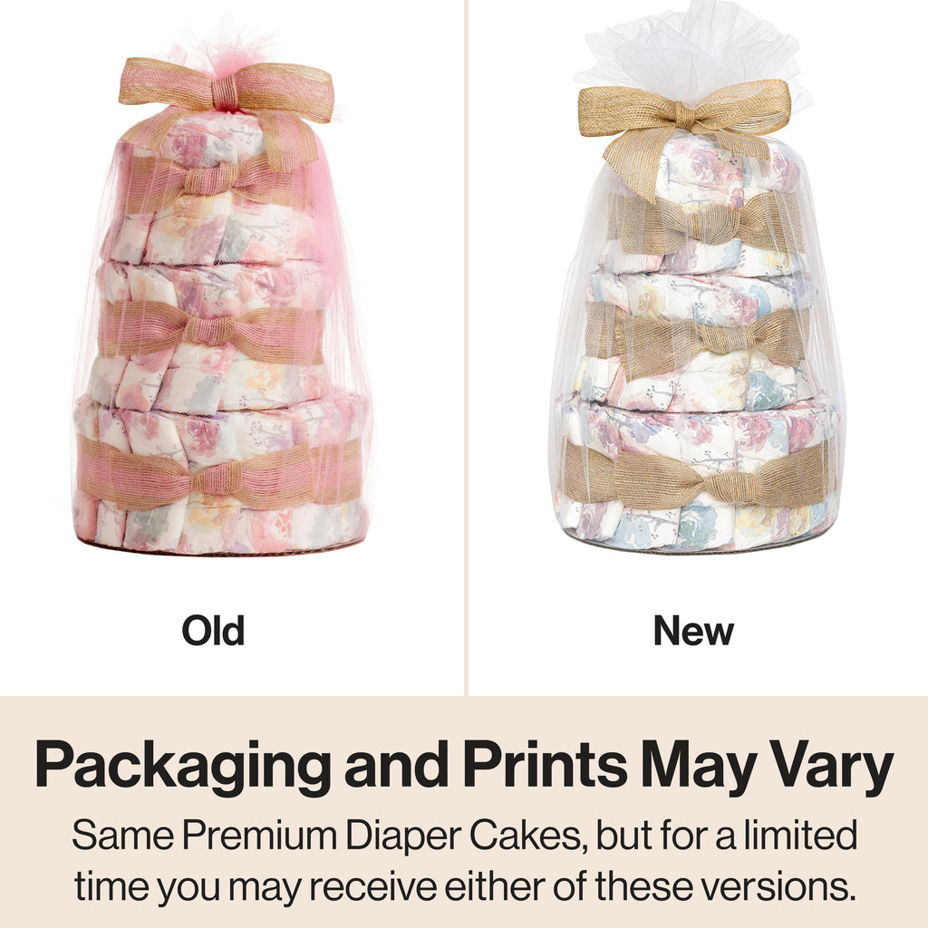 Diaper Cake, Rose Blossoms