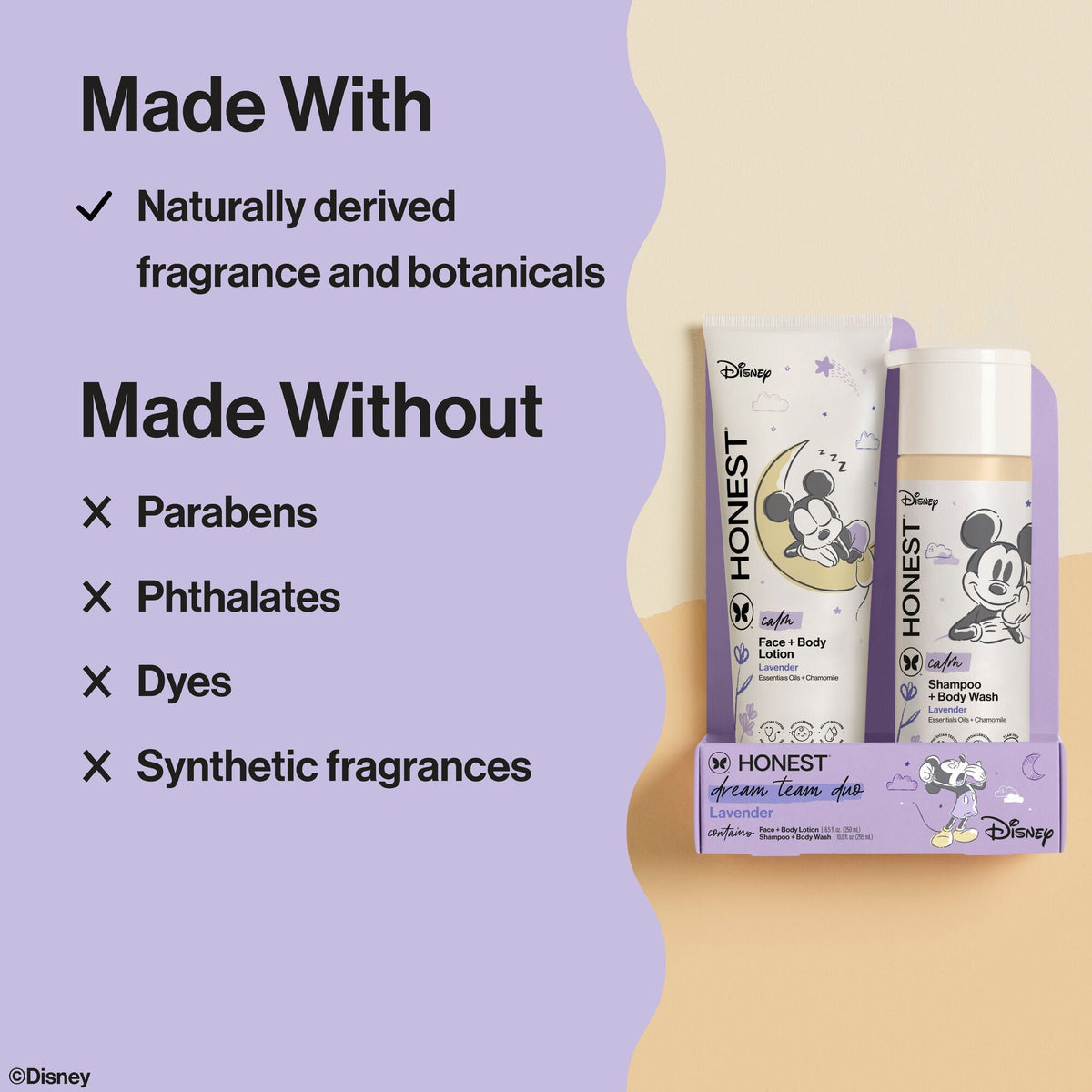 Disney Shampoo + Lotion Duo, Calm