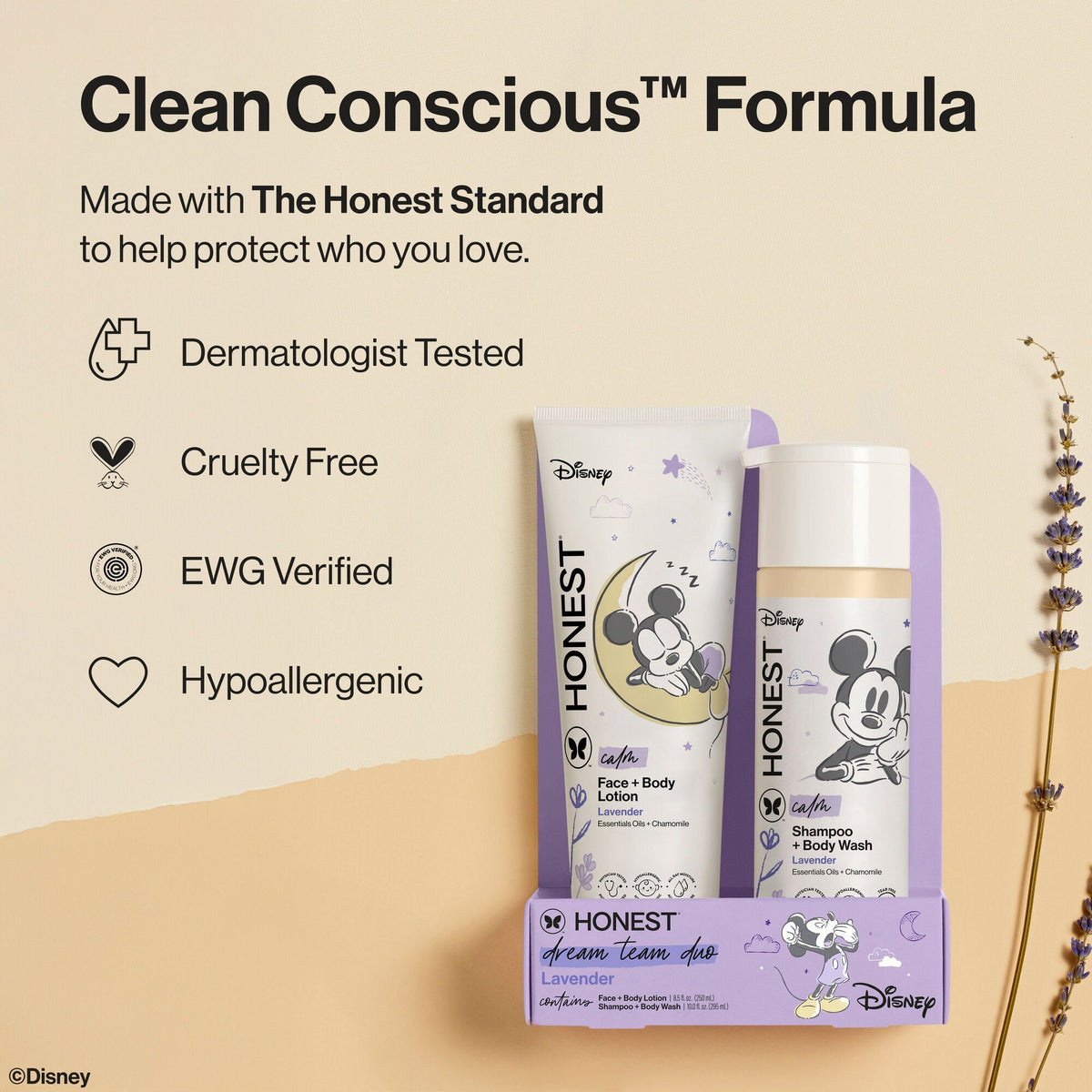 Disney Shampoo + Lotion Duo, Calm