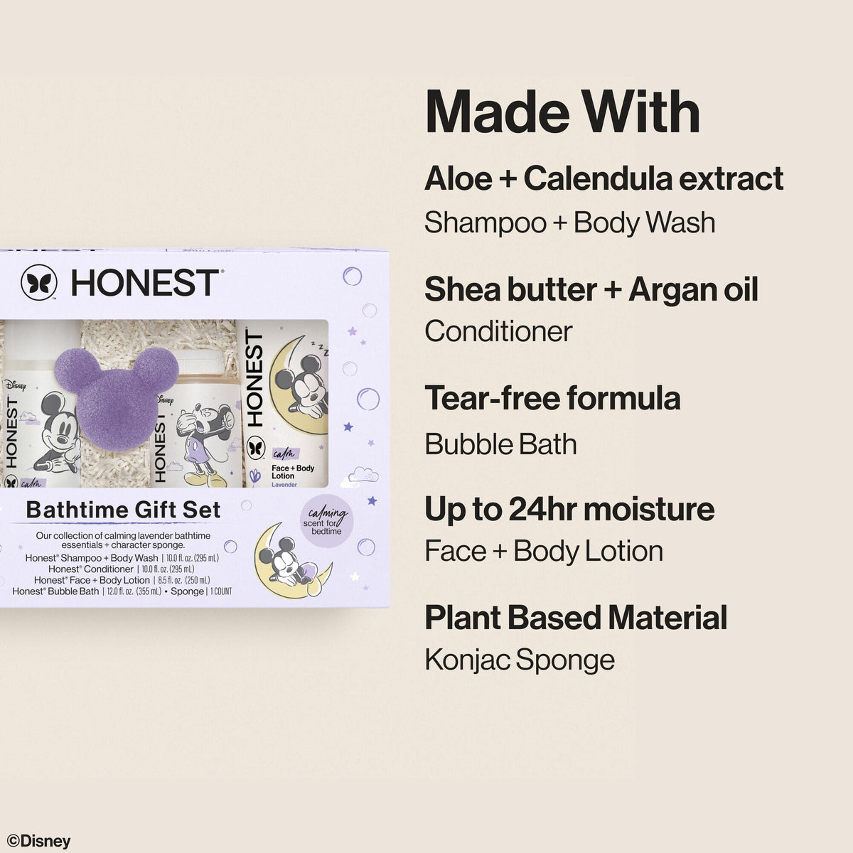 Disney Bathtime Gift Set, Calm