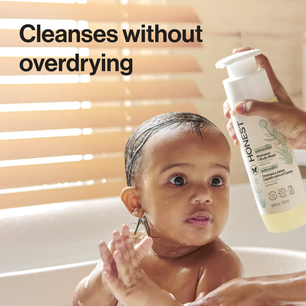 Shampoo + Body Wash, Value Size, Sensitive