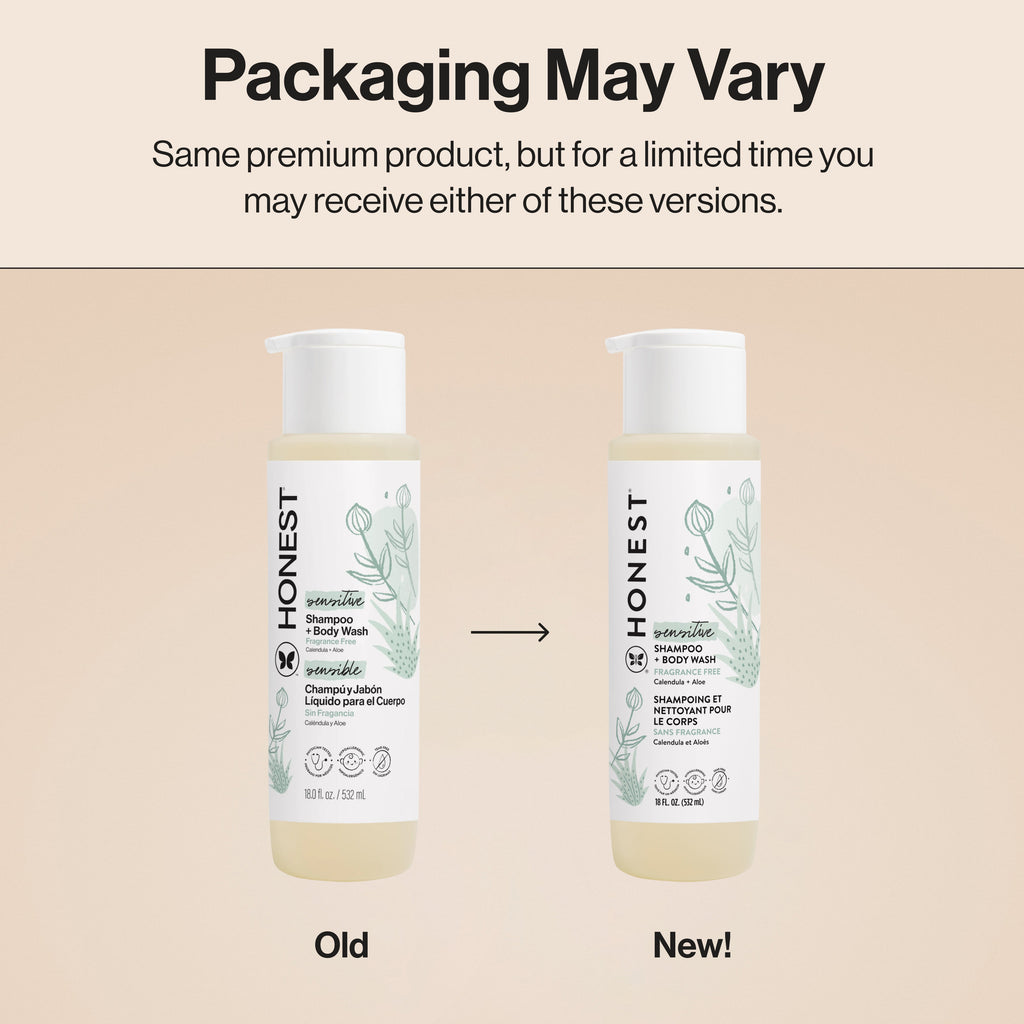 Shampoo + Body Wash, Value Size, Sensitive