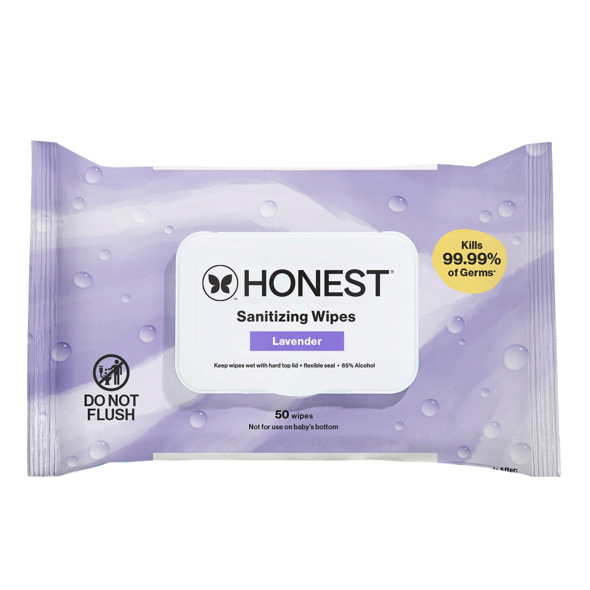 Sanitizing Alcohol Wipes, Lavender Field