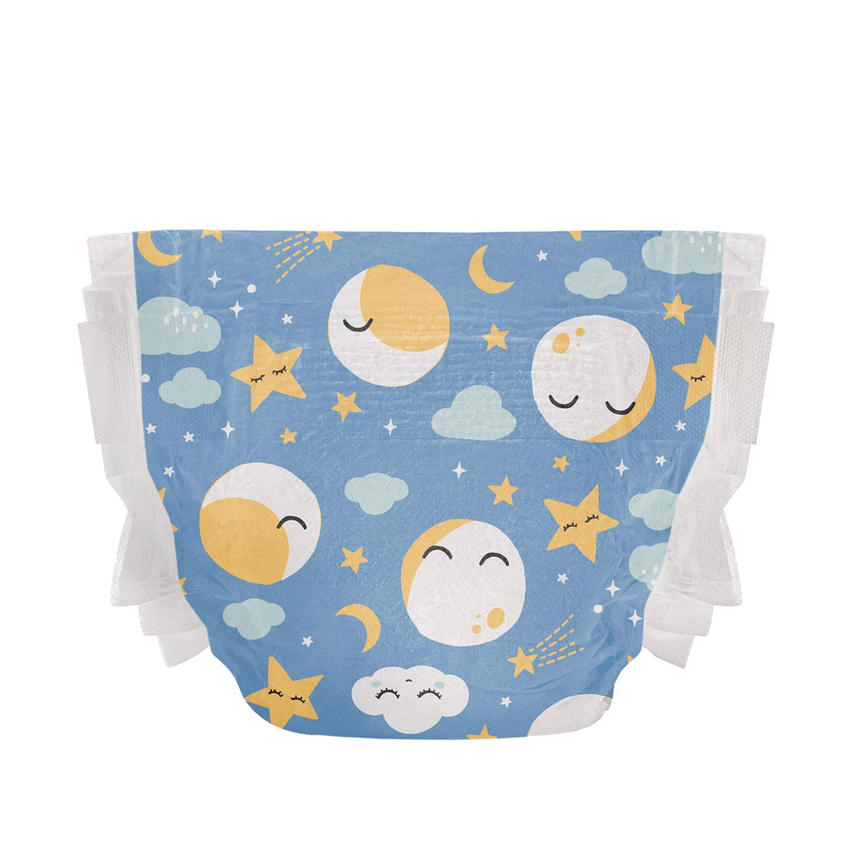 Clean Conscious™ Overnight Diapers, Cozy Cloud, Size 4